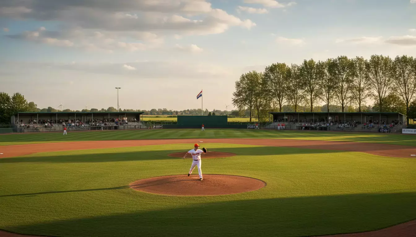 Nederlands honkbal Hoofdklasse – honkbalveld in Nederland