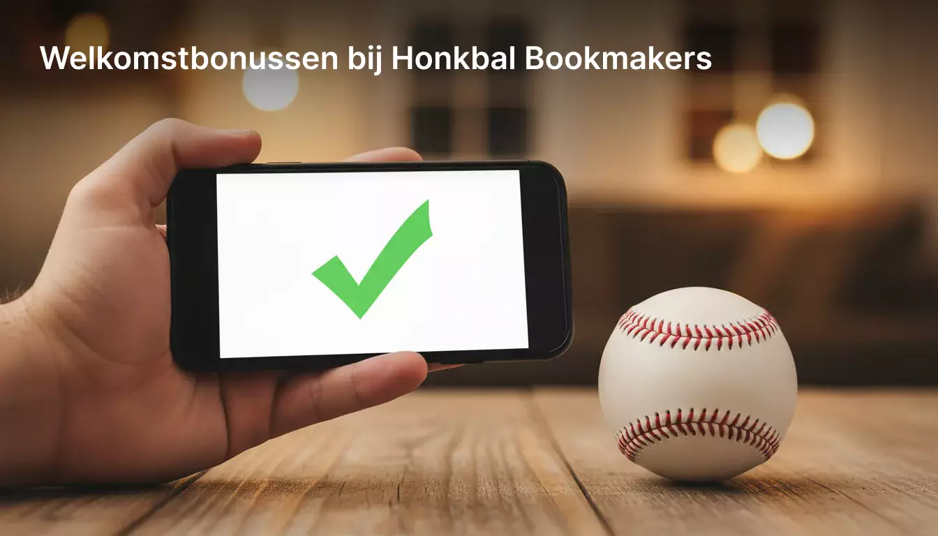 Welkomstbonussen bij honkbal bookmakers in Nederland